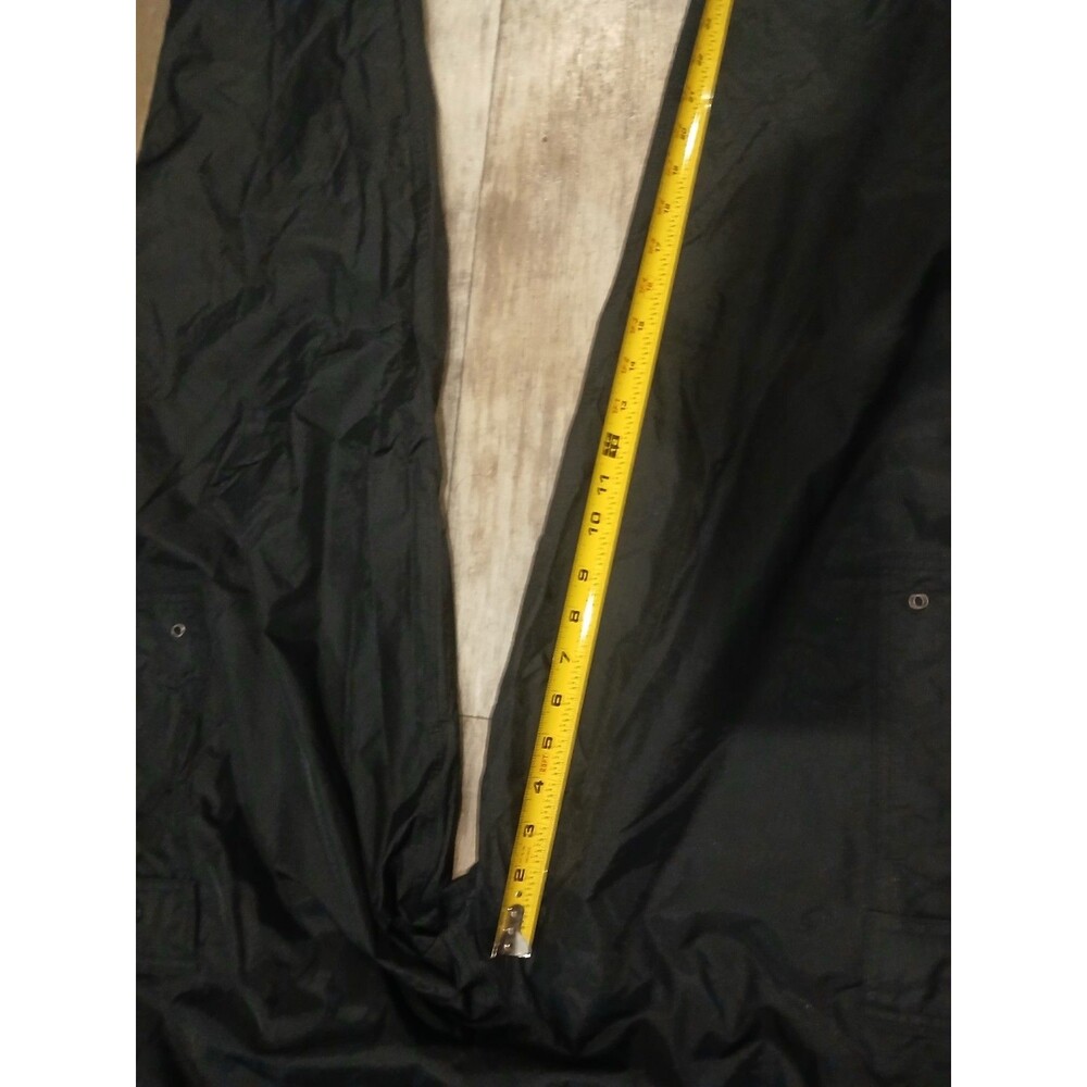 Stearns Dry Wear Pants Mens LARGE Black Rain Mesh Lined Snap Outdoor Waterproof - Picture 7 of 13